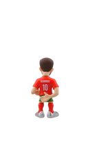 Minix Portugal National Football Team collectible figurine of player Bernardo in official red kit, 12cm tall.