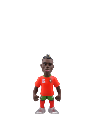 Minix Portugal 12cm official licensed collectible football figurines in authentic team kits