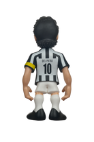 Back view of Alessandro Del Piero Minix 12cm collectible figurine in Juventus kit with number 10 and captain's armband