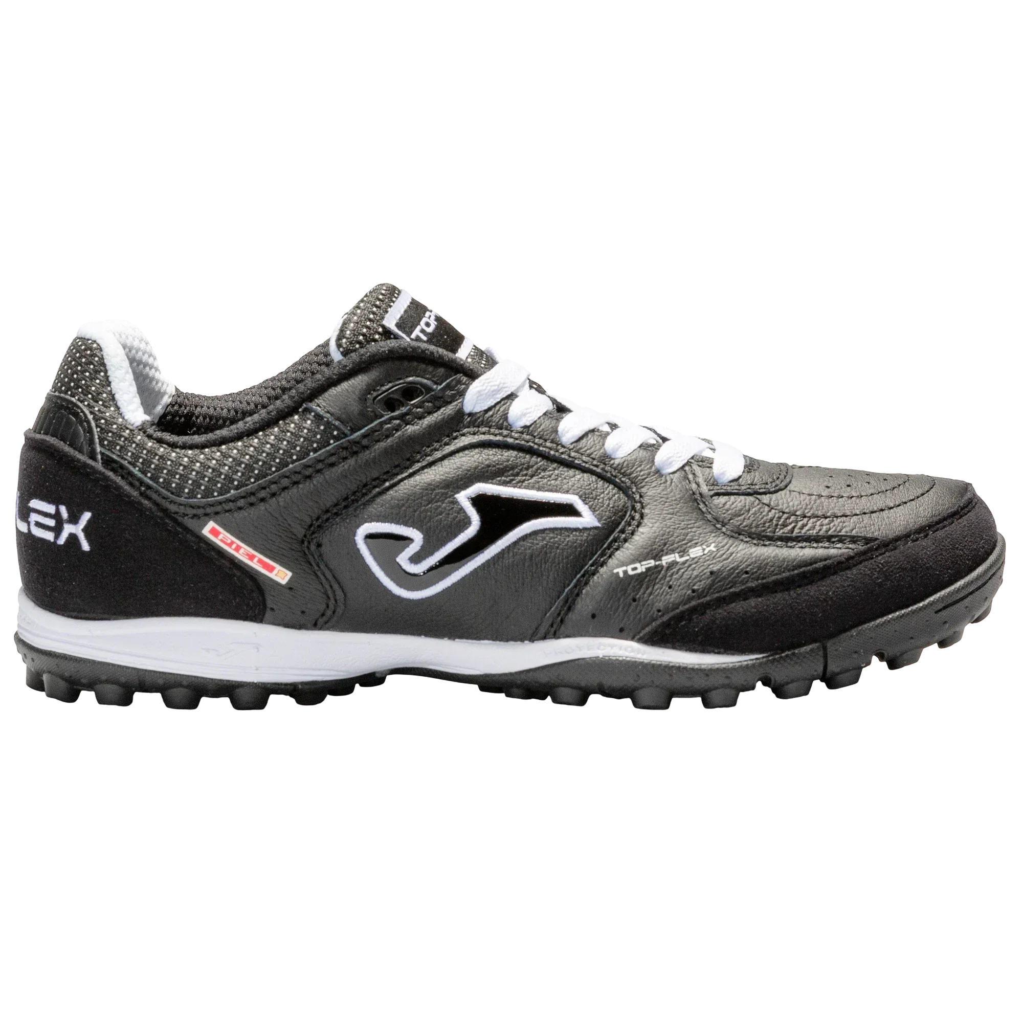 Joma Top Flex turf soccer shoe made of flexible full grain leather with durable rubber sole