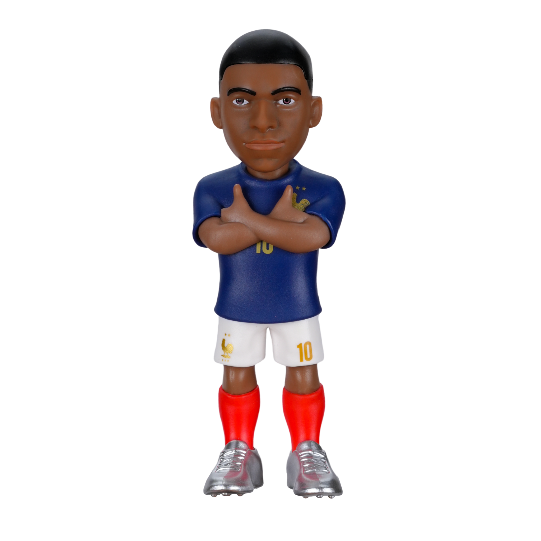 Minix Kylian Mbappé 12cm collectible figurine in France kit with detailed sculpt, ideal for collectors and fans