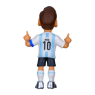 Minix Lionel Messi Argentina Figurine 12cm official football collectible with enhanced details and likeness