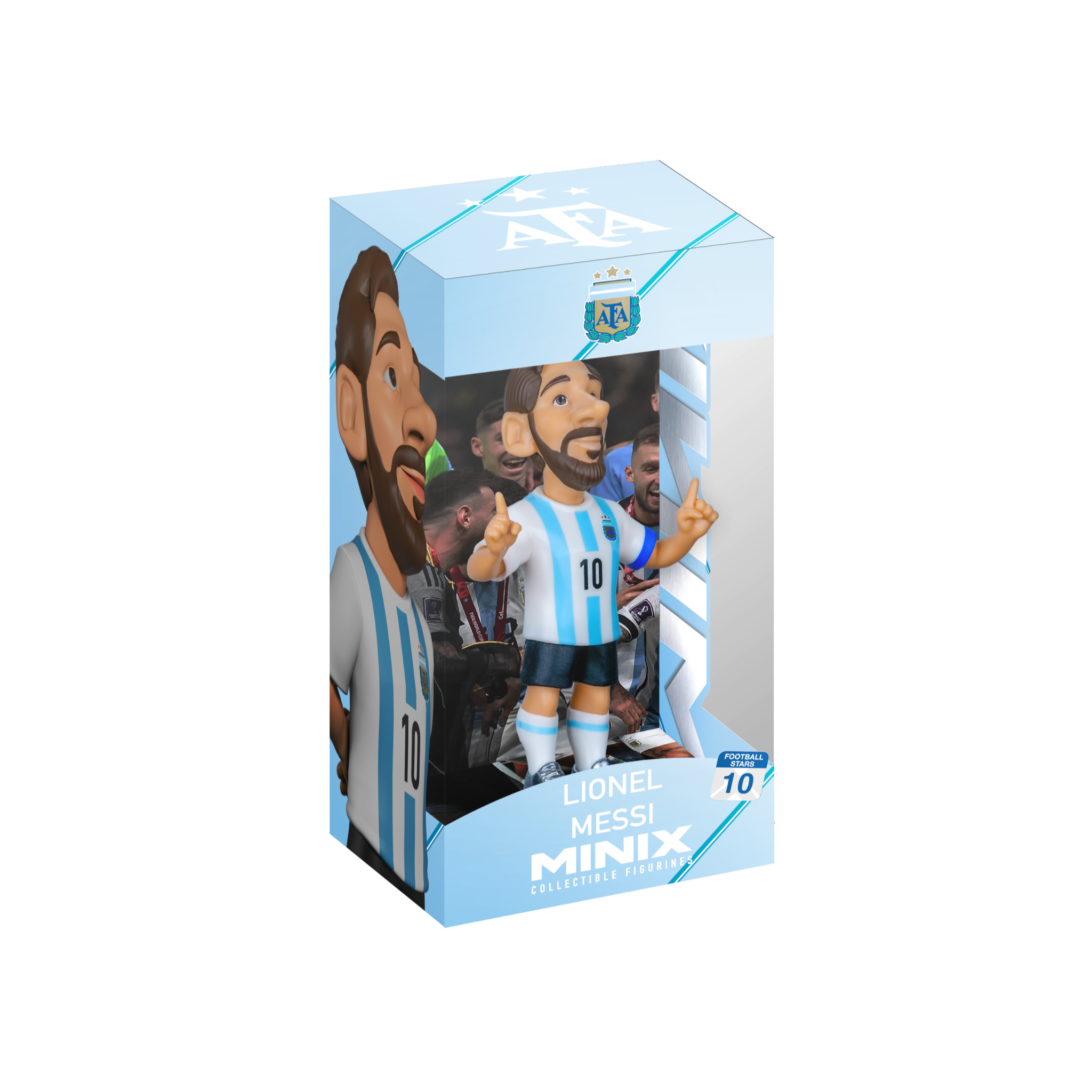 Minix Lionel Messi Argentina Figurine 12cm official World Cup collectible with detailed likeness