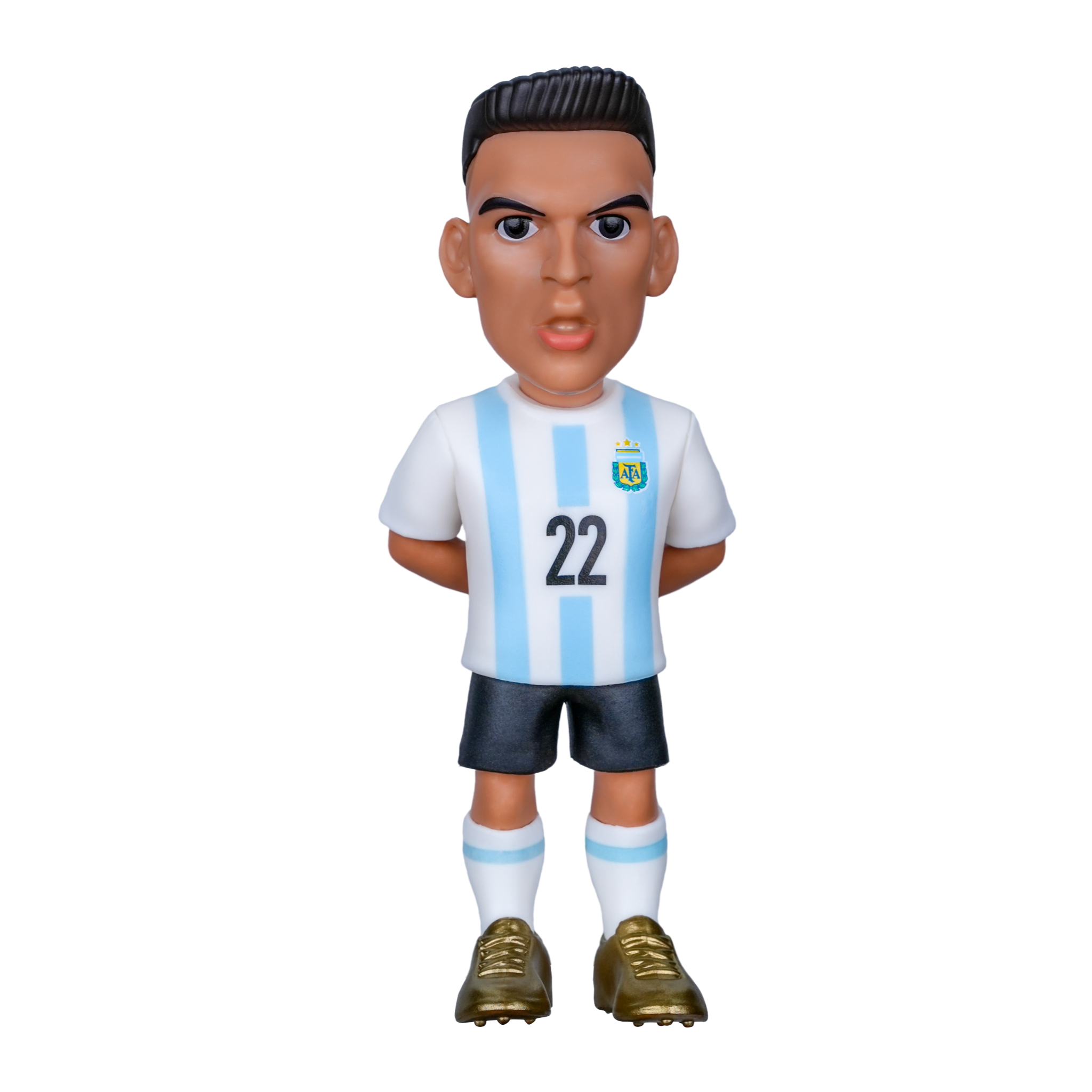 Minix Lautaro Martínez Argentina 12cm collectible figurine in national team kit with sharp detail and realistic likeness