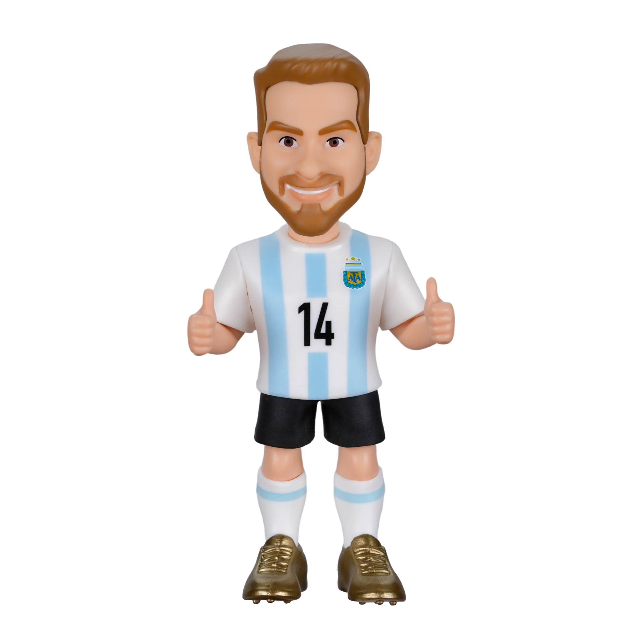 Minix Alexis Mac Allister collectible figurine in Argentina national team kit, 12cm display piece