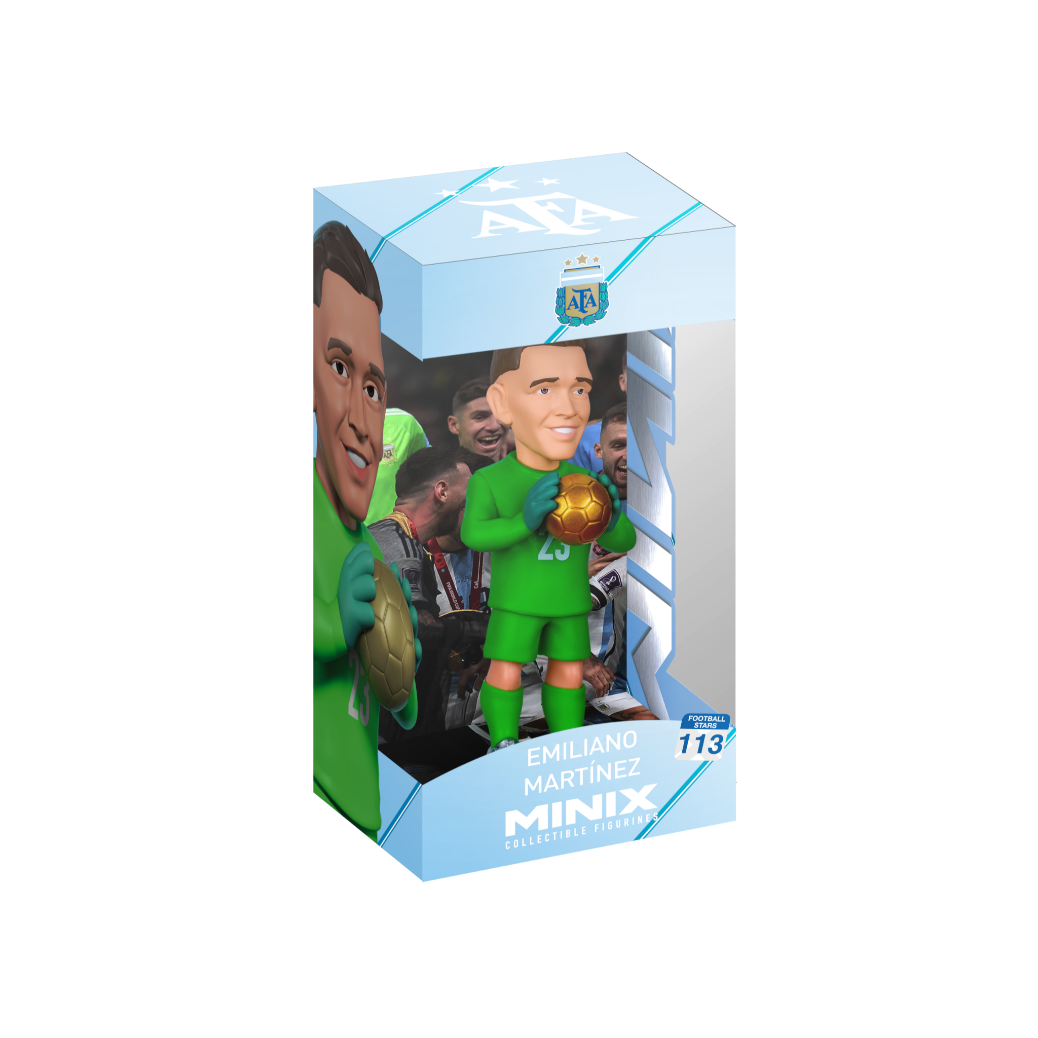 Minix Emiliano Martínez Argentina goalkeeper figurine 12cm collectible with detailed sculpt and official kit