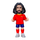 Minix Marc Cucurella collectible figurine in Spain football kit, 12cm tall official football stars figure