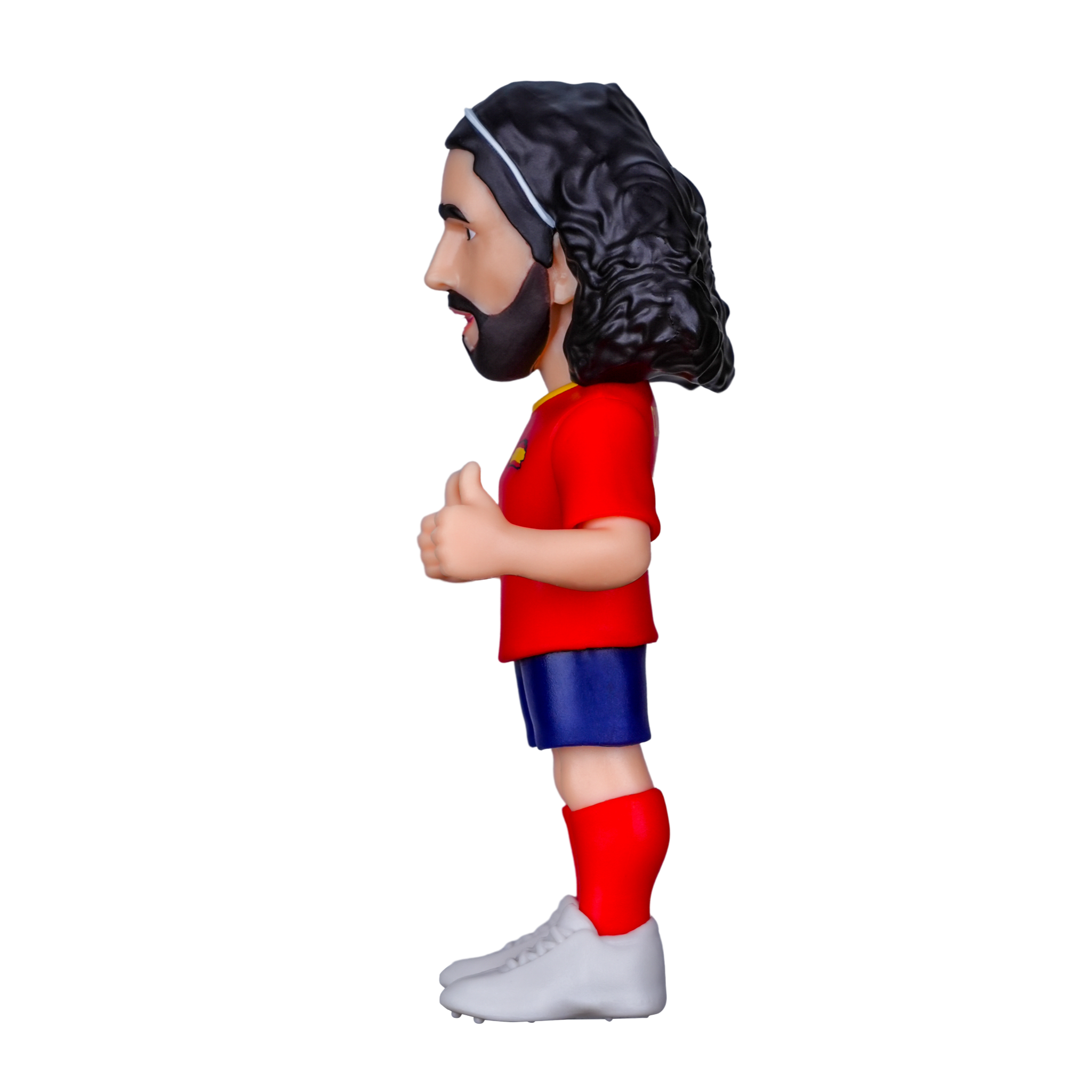 Minix Marc Cucurella collectible figurine in Spain national team kit, 12cm tall football star figure
