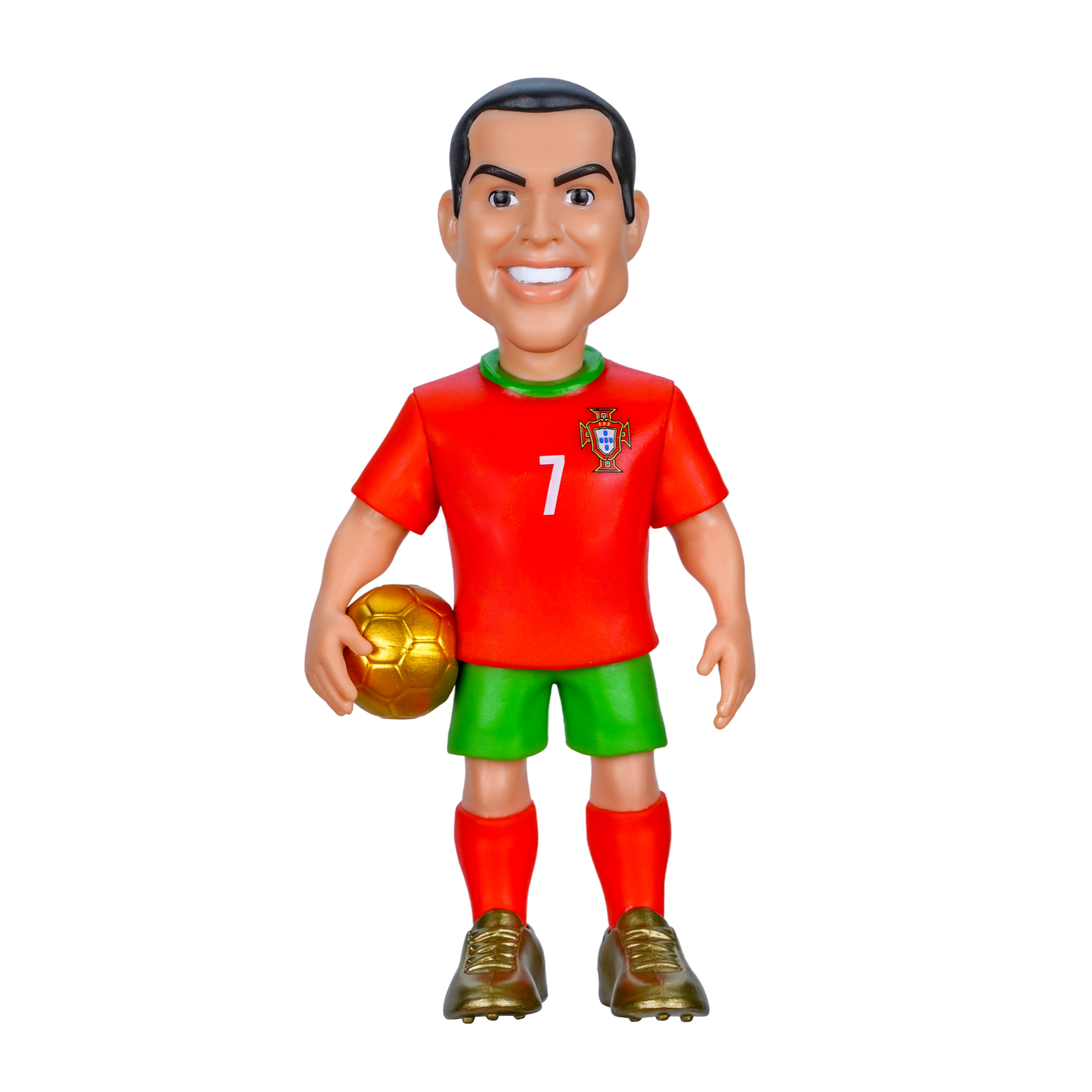 Minix Cristiano Ronaldo 12cm Portugal football collectible figurine in national team kit