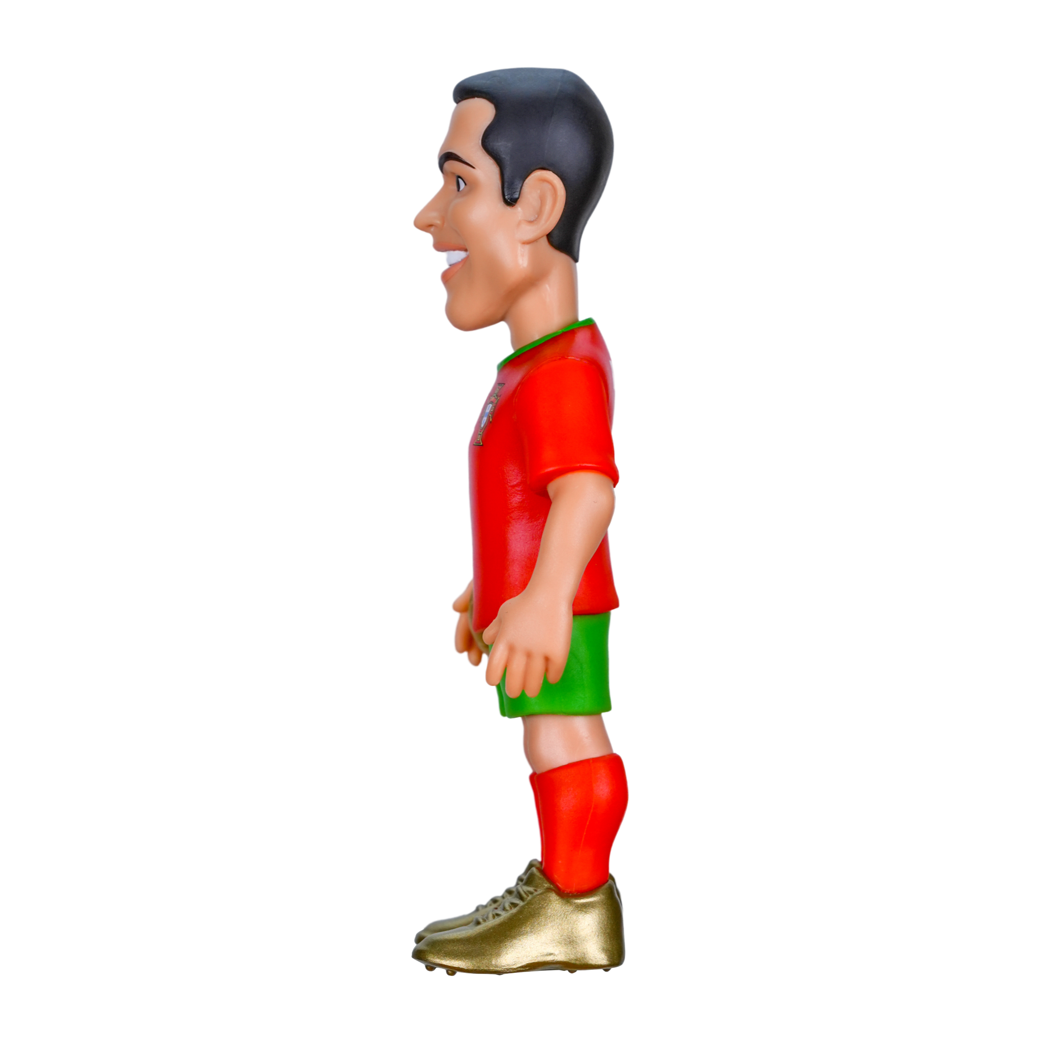 Minix Cristiano Ronaldo 12cm collectible figurine in Portugal kit with detailed design and stable base