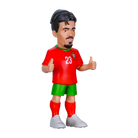 Minix Portugal 5-Pack football figurines featuring Ronaldo, Vitinha, Neves, Leão, and Nuno Mendes in official red and green kits