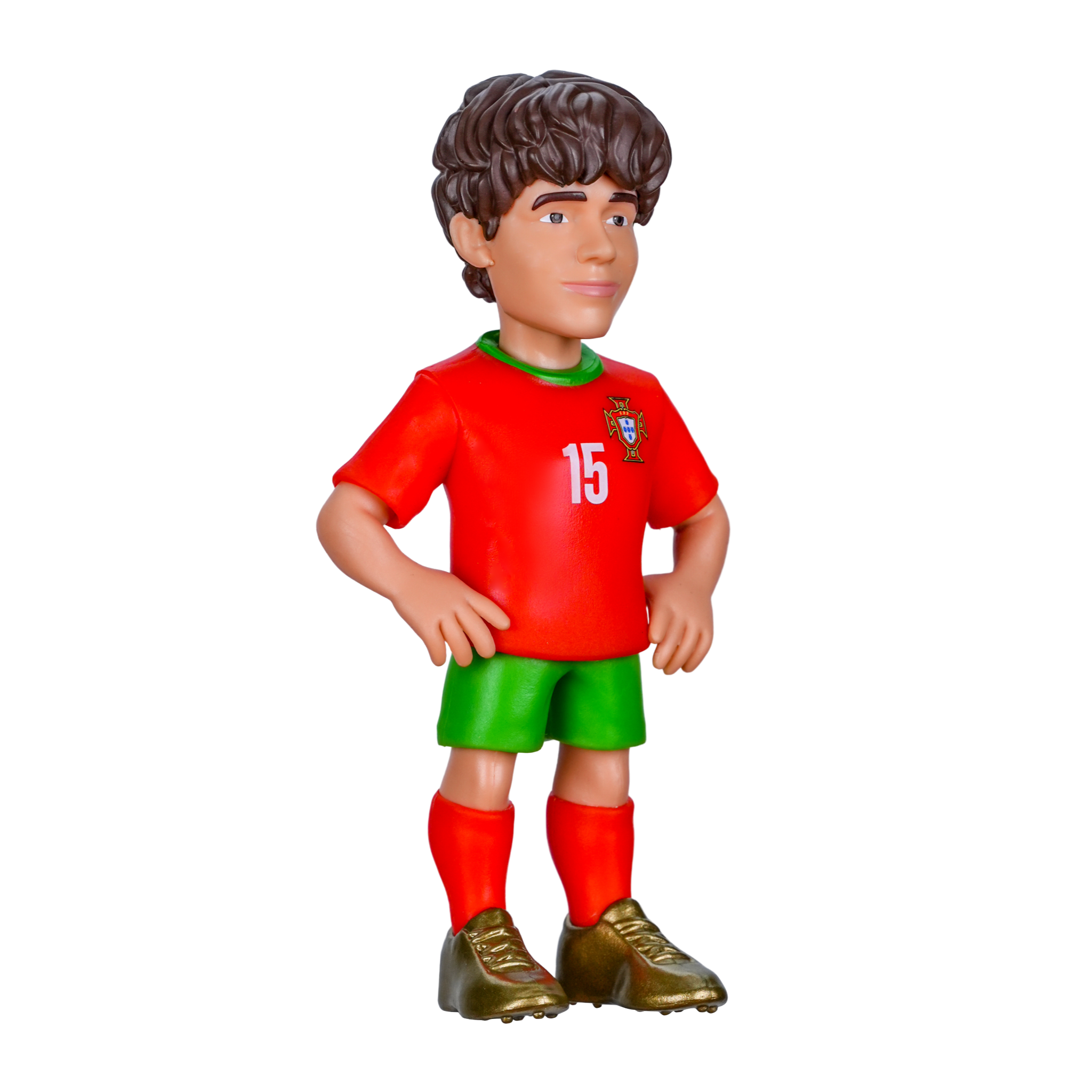 Official Minix Portugal National Team 5-pack football figurines Ronaldo Vitinha Neves Leão Nuno Mendes in red and green kits 7cm collectibles