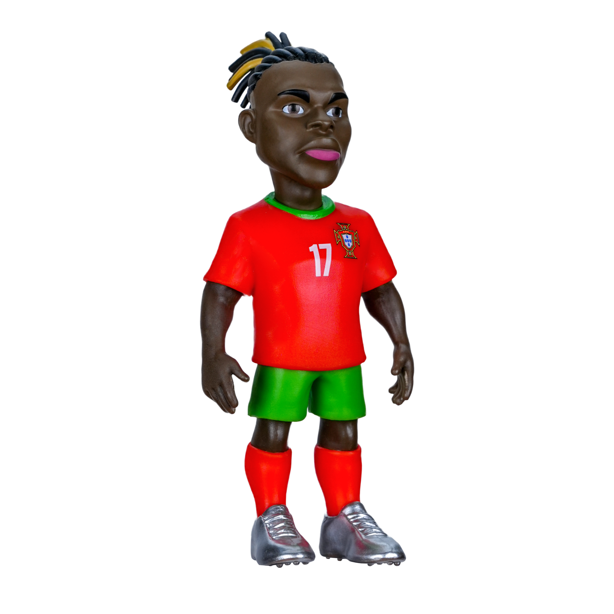 Minix Rafael Leão 12cm collectible figurine in Portugal football kit with detailed sculpting and vibrant colors