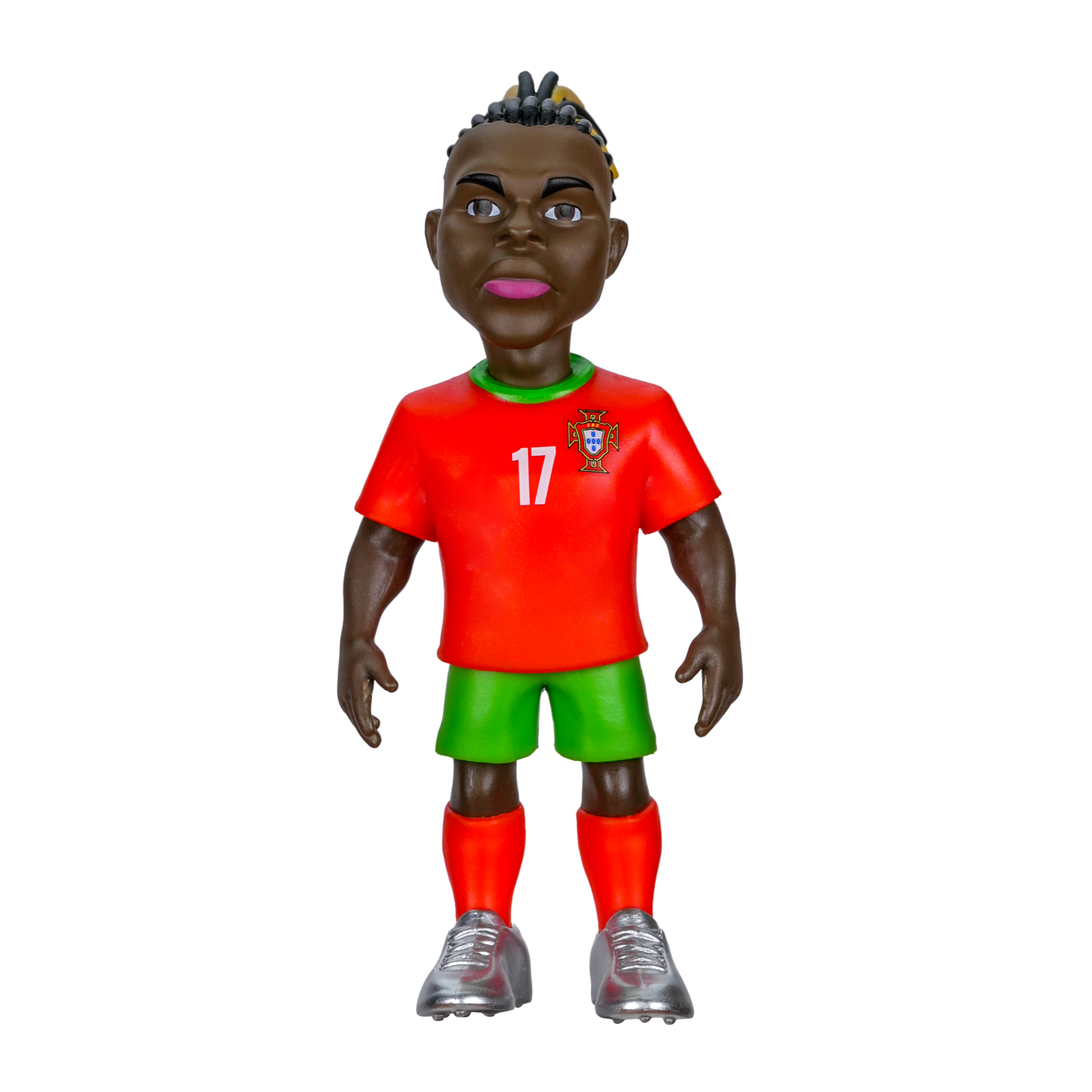 Minix Rafael Leão Portugal 12cm collectible football figurine in national team kit with detailed sculpting and vibrant colors