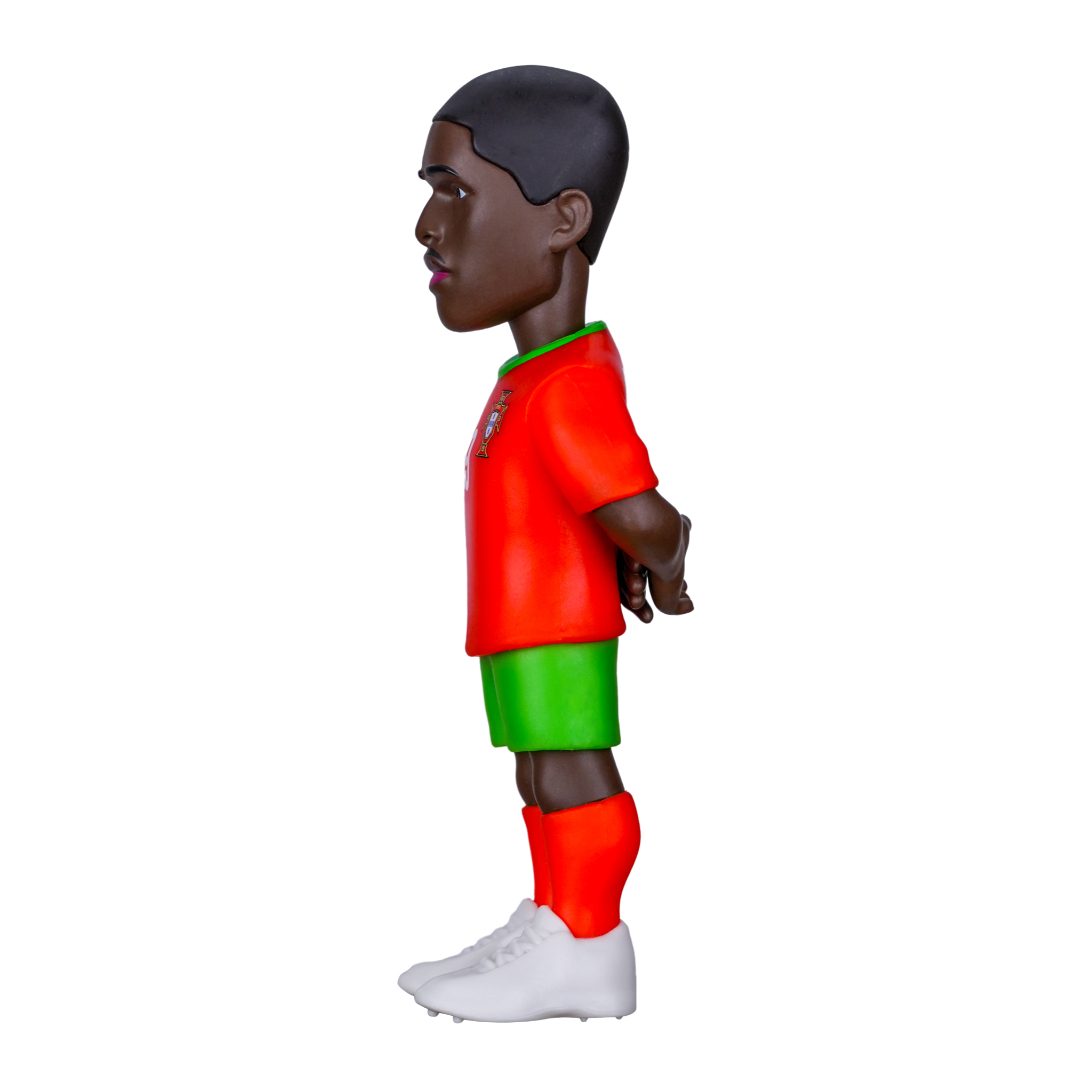 Minix Nuno Mendes Portugal figurine in official football kit, 12cm collectible PVC model