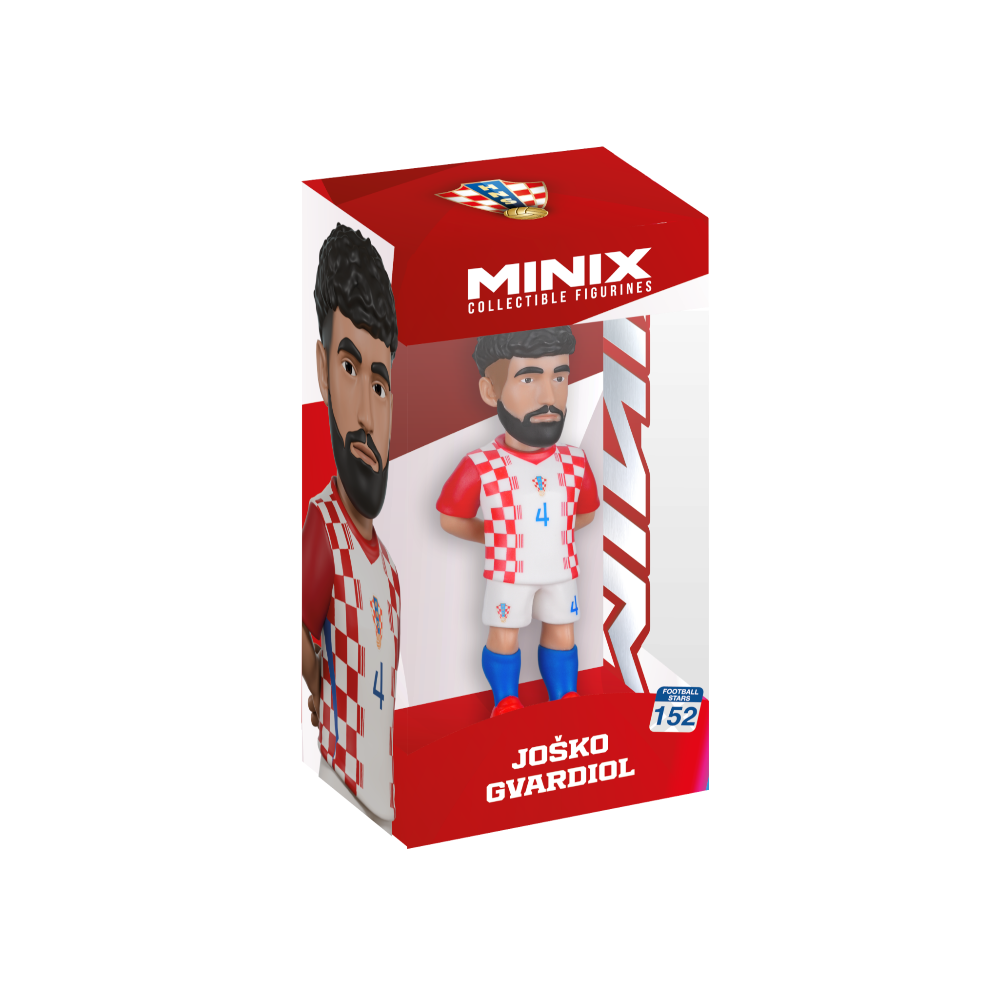 Minix Joško Gvardiol 12cm Croatia collectible figurine in national team kit