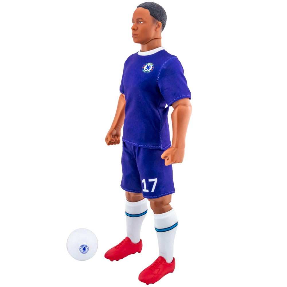 Sockers officially licensed 30cm Raheem Sterling figurine in blue with fabric kit and personalized match ball