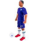 Sockers officially licensed 30cm Raheem Sterling figurine in blue with fabric kit and personalized match ball