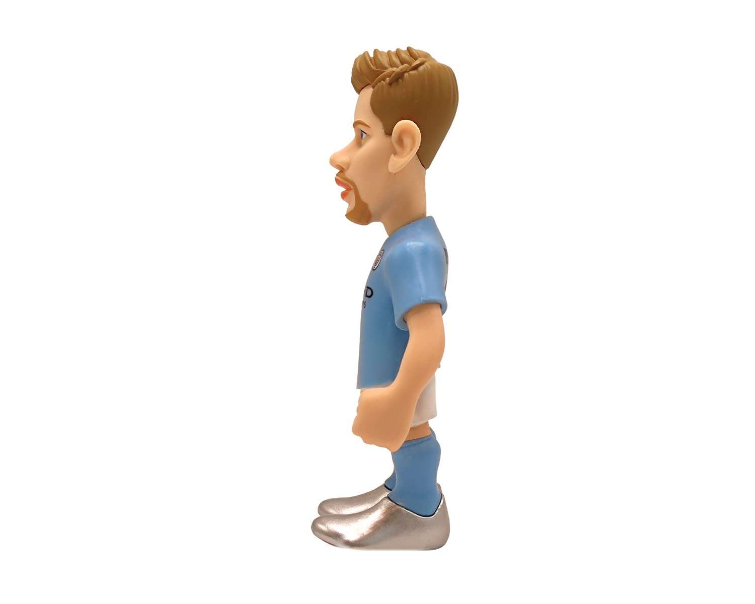 MINIX collectible figurine of Kevin De Bruyne in Manchester City kit, 12 cm detailed soccer figure in red, limited edition football gift
