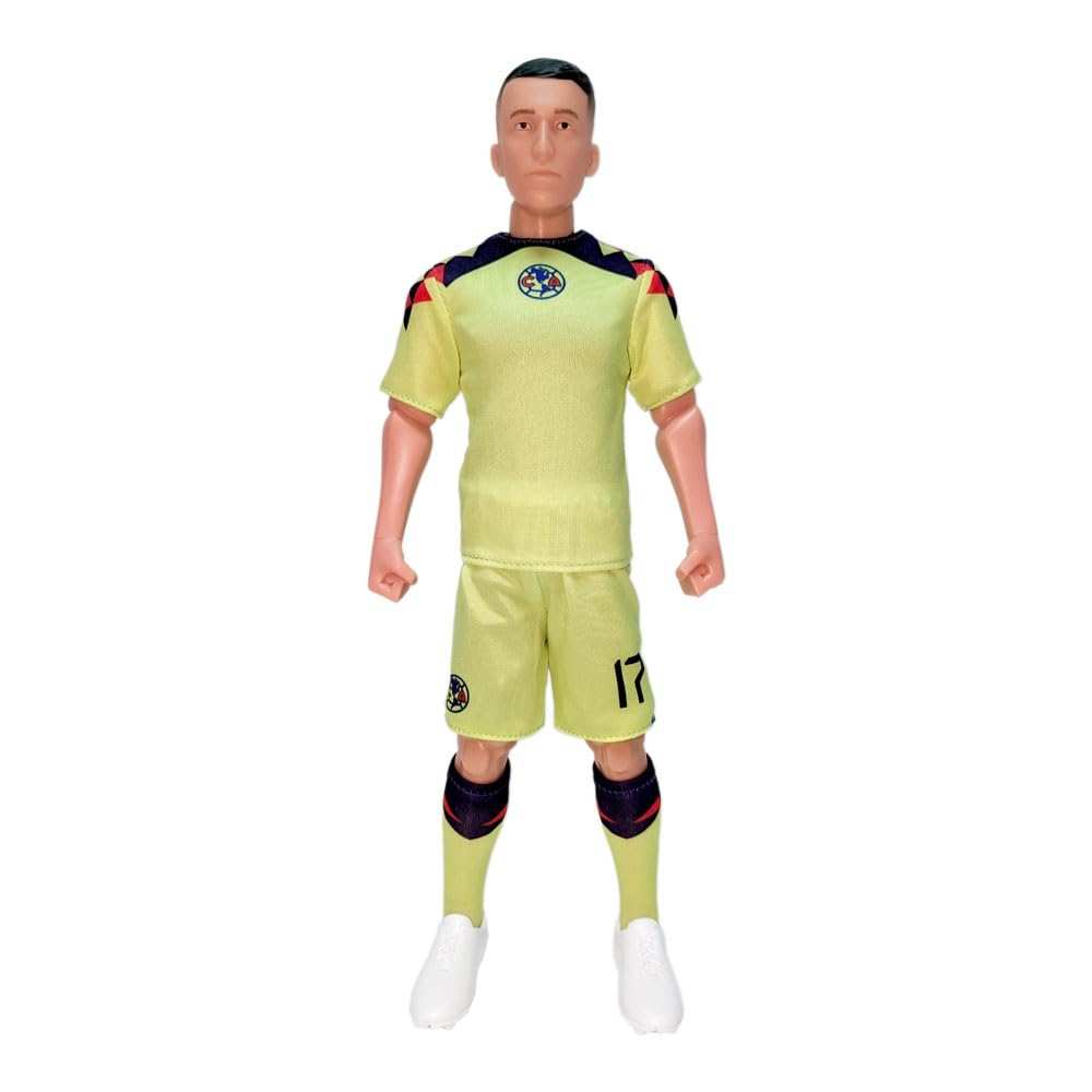 Sockers officially licensed 30cm Gabriel Jesus soccer figurine with personalized team ball and detailed fabric kit