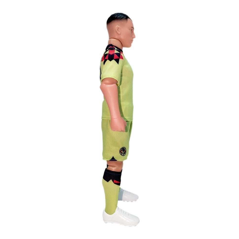 Sockers officially licensed 30cm tall Gabriel Jesus soccer figurine with personalized team ball and fabric kit