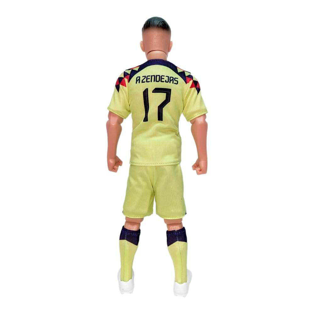 Sockers officially licensed 30cm tall Gabriel Jesus soccer figurine with poseable fabric kit and personalized team ball