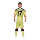 Sockers officially licensed 30cm tall poseable Gabriel Jesus soccer figurine with personalized team ball and fabric kit