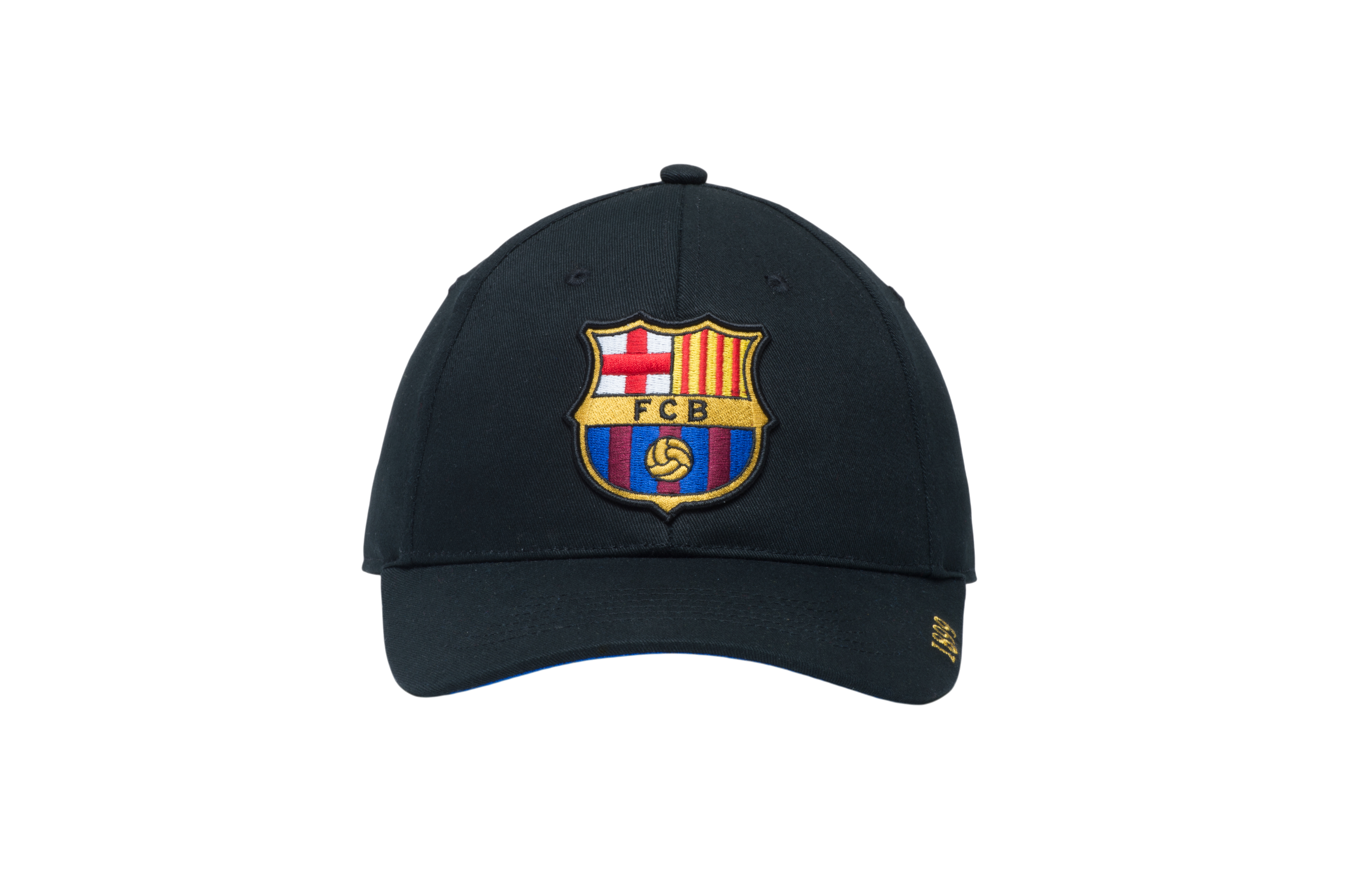 Fan Ink officially licensed FC Barcelona adjustable snapback hat with embroidered crest and breathable polyester