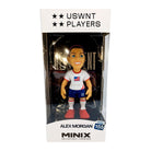 MINIX collectible figurine of Alex Morgan in USWNT kit, 12cm tall, detailed caricature design in red, white, and blue