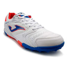Joma Dribling Turf white and red adult soccer shoes for turf with reinforced toe and breathable upper