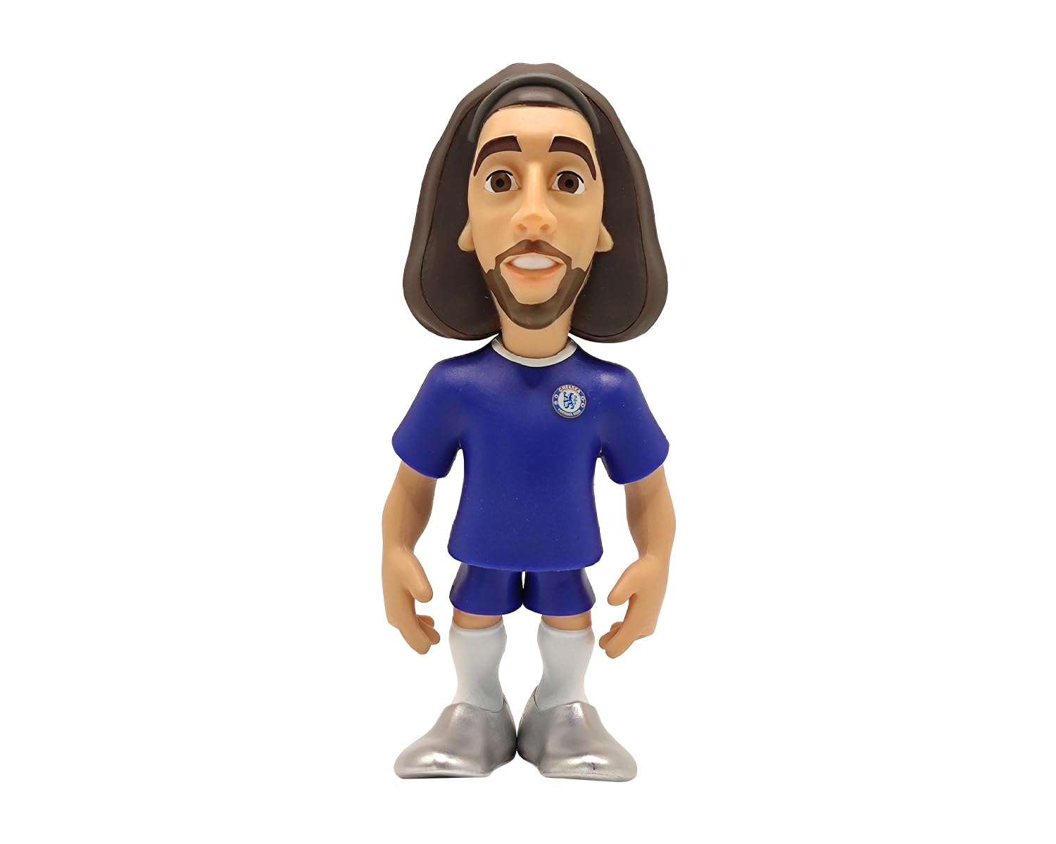 Minix Chelsea FC Marc Cucurella 12cm hand-painted collectible figurine in blue uniform with nameplate and base