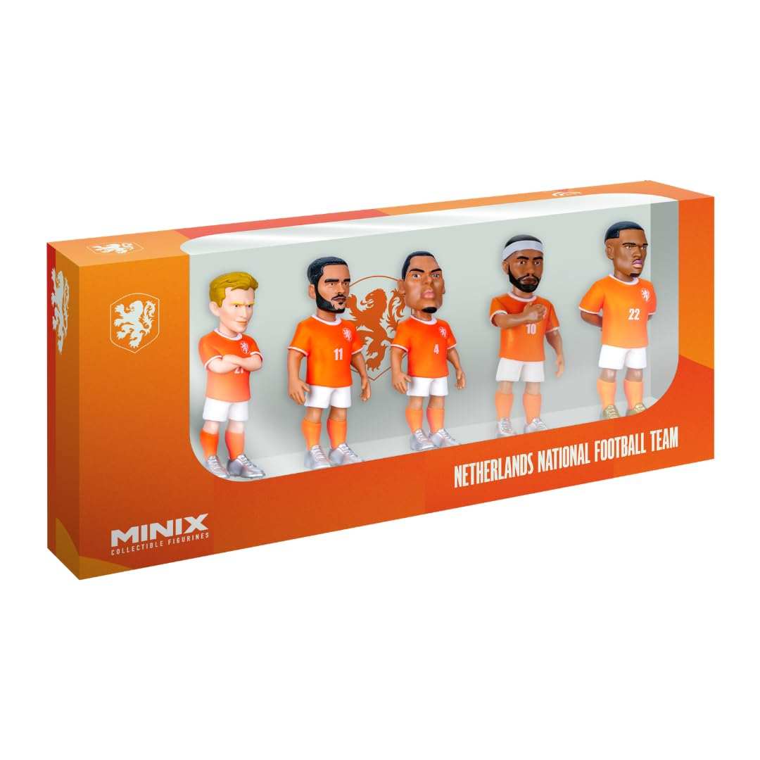 Minix Netherlands National Team 5-pack soccer figurines with detailed official kits and player likenesses