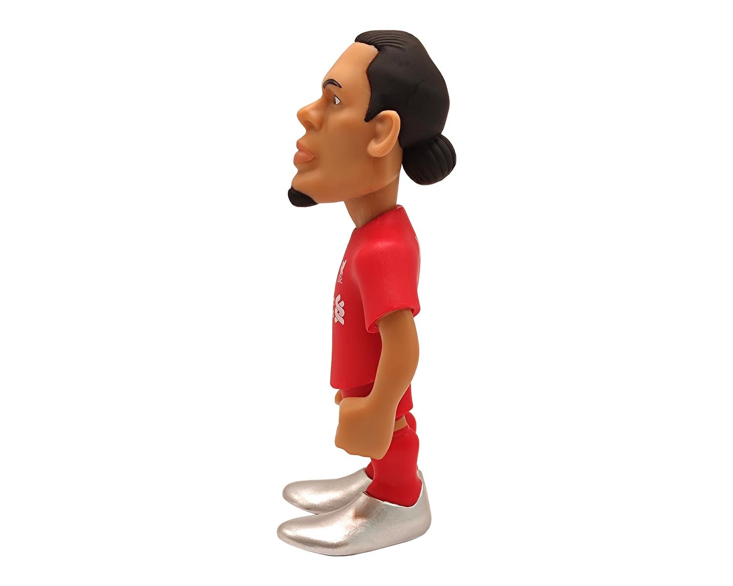 MINIX collectible figurine of Virgil Van Dijk in Liverpool FC red kit, 12 cm tall soccer collectible gift