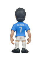 MINIX collectible figurine of Alessandro Del Piero in Juventus black-and-white kit, 12 cm detailed PVC football model