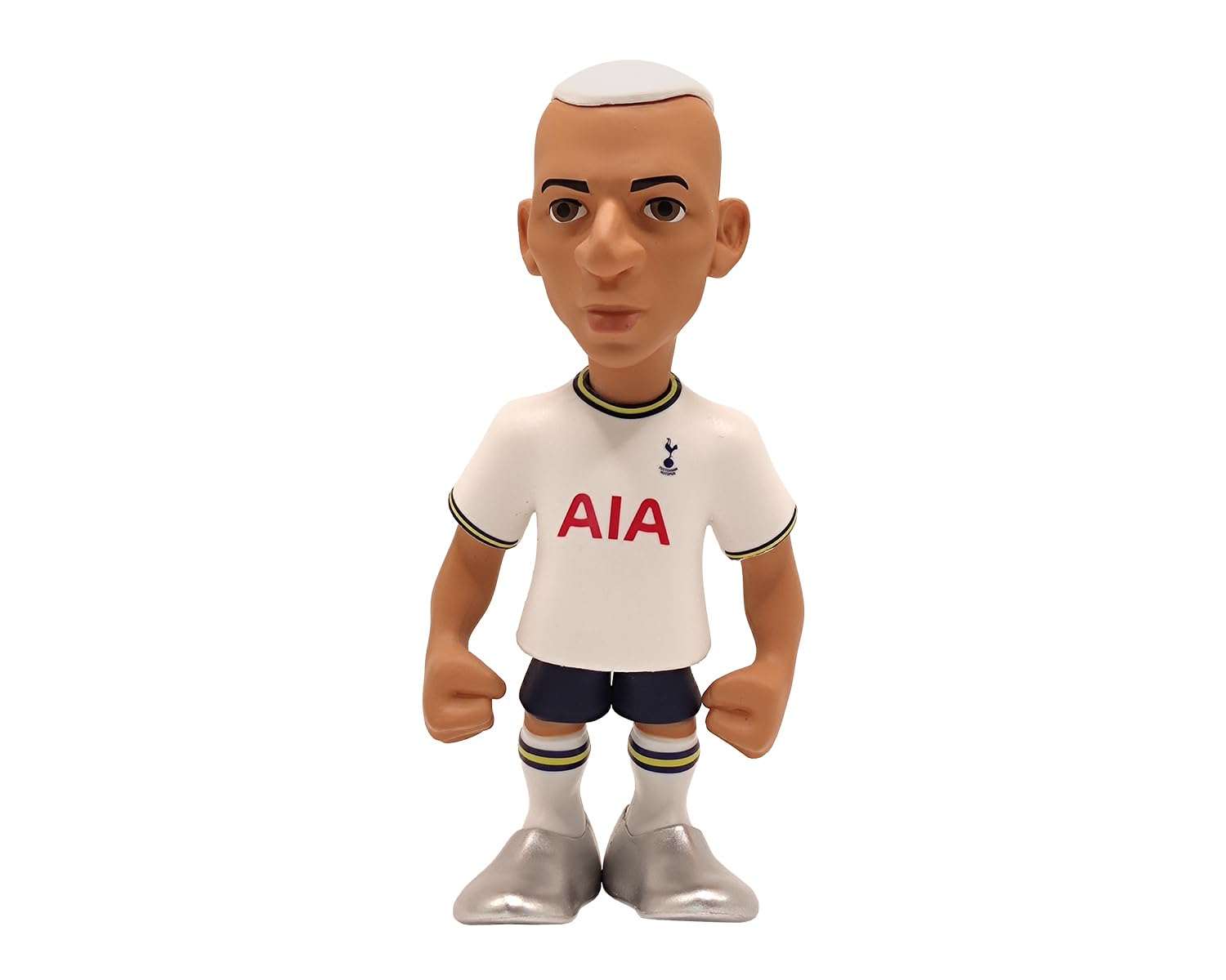 MINIX collectible figurine of footballer Richarlison 12cm in white uniform with detailed sculpting and stylish packaging