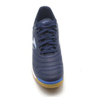Joma Maxima white unisex futsal boot with synthetic upper, laces, and durable rubber sole