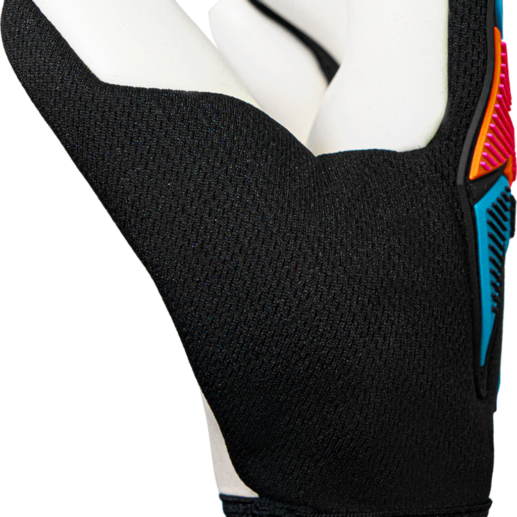 Reusch Attrakt Freegel Advance soccer goalie gloves with exclusive SGP colorway and Grip Advance latex palm for reliable grip and flexible protection