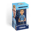 MINIX collectible figurine of Kevin De Bruyne in red Manchester City kit, 12 cm detailed soccer figure, limited edition football gift