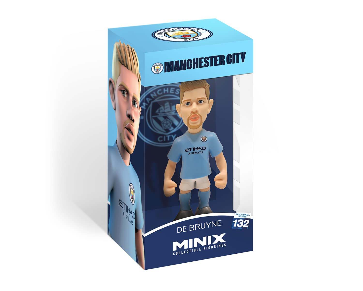 MINIX COLLECTIBLE FIGURINES Kevin De Bryune Manchester City 12 cm red limited edition soccer figurine