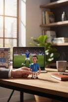 MINIX collectible figurine of Alessandro Del Piero in Juventus kit, detailed 12 cm PVC football model