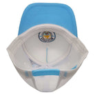Sky blue Fan Ink Limited Basics Trucker Hat with Manchester City FC crest and snapback closure