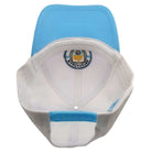 Fan Ink Limited unisex adjustable Manchester City soccer hat with embroidered crest and two-tone design