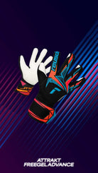 Reusch Attrakt Freegel Advance goalkeeper gloves with grip advance latex and negative cut fit