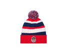 Fan Ink Chivas Beanie in red white and navy with embroidered Chivas crest and stretch fit