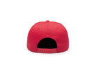 Red adjustable back of Fan Ink Officially Licensed Team Snapback Hat with snap closure