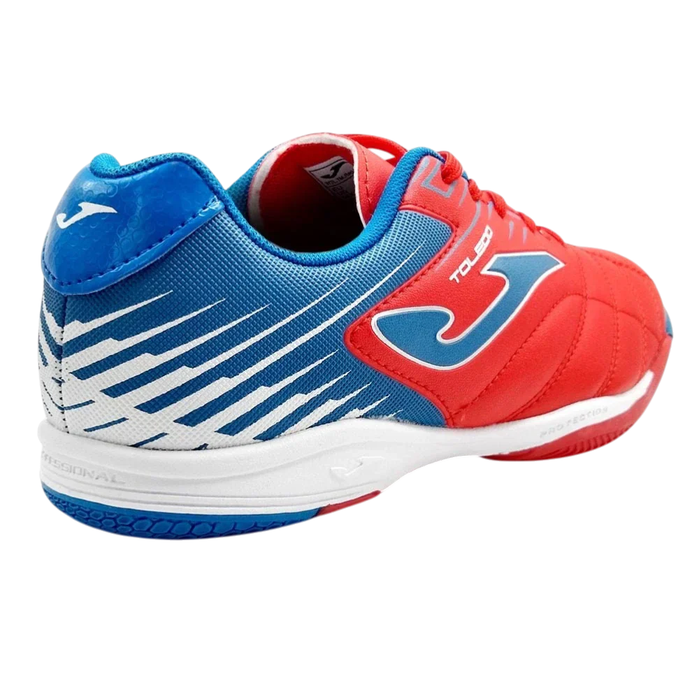 Joma Toledo Junior Indoor Soccer Shoes for kids with lightweight design and vibrant colors