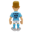 Minix Manchester City Football Stars collectible figurine of De Bruyne in club kit, back view, 12cm football star model