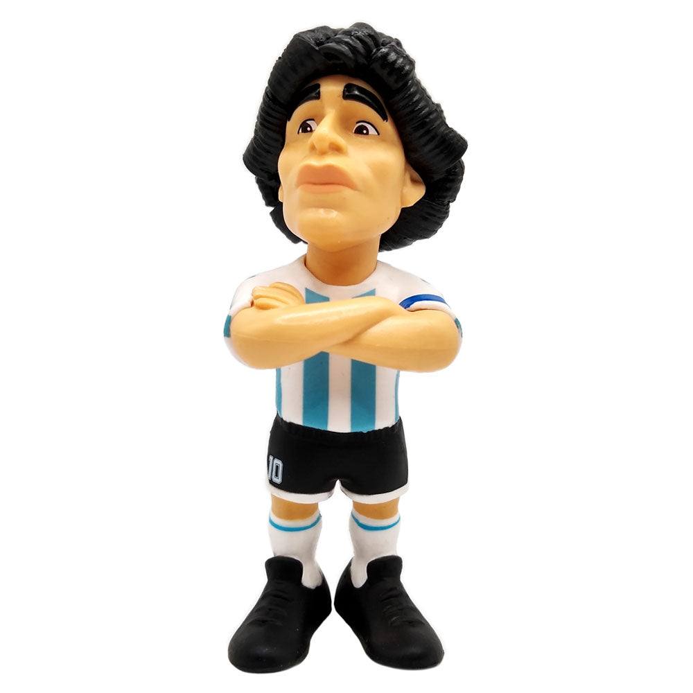 Minix Diego Maradona collectible figurine in Argentina home kit, 12cm tall with detailed design
