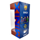 Minix Pedri FC Barcelona figurine packaging in blue and red, with club crest, player artwork and a clear display window.