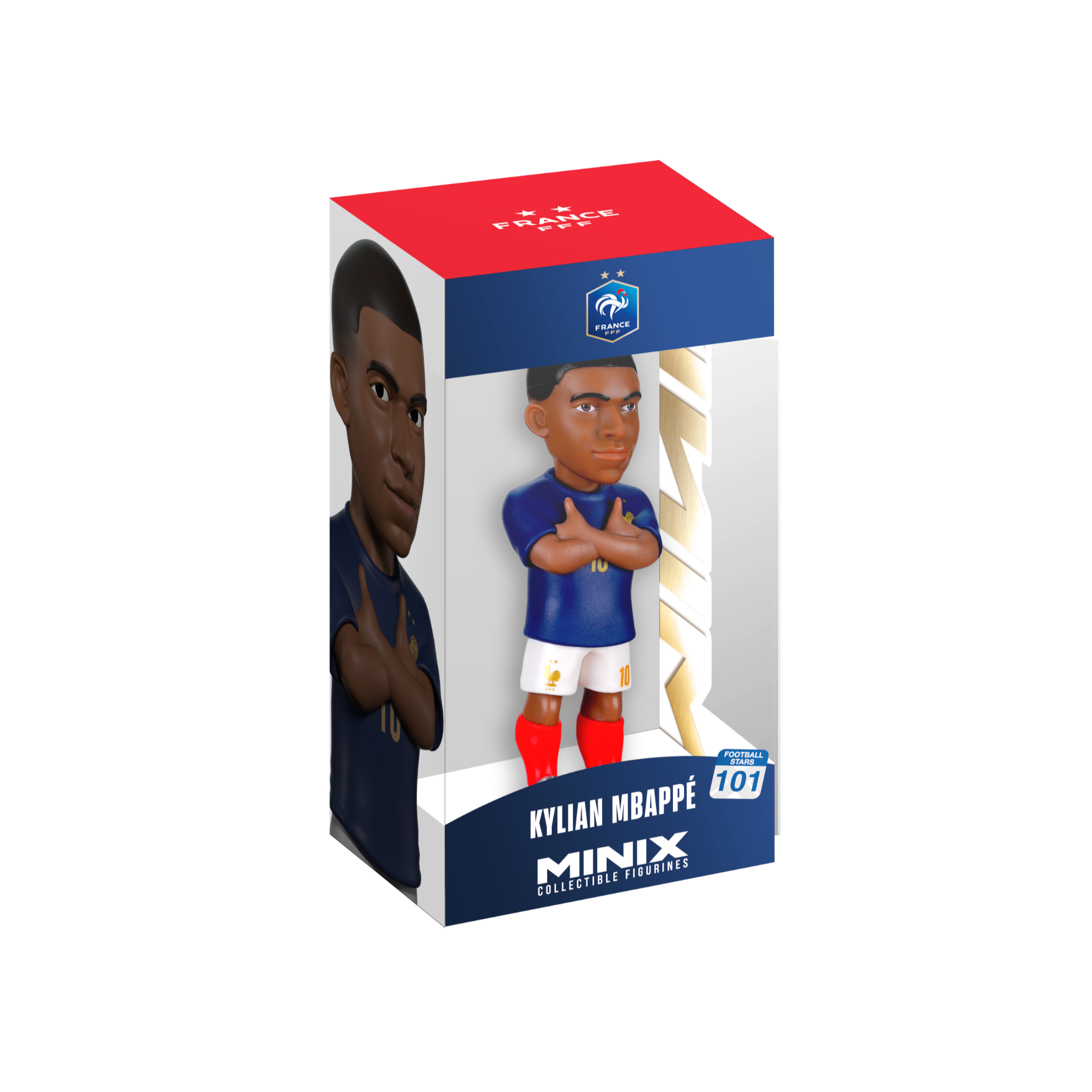 Minix Kylian Mbappé 12cm collectible figurine in France national team kit